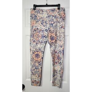 Lucky Brand Lotus‎ floral multicolored Leggings Size Large
